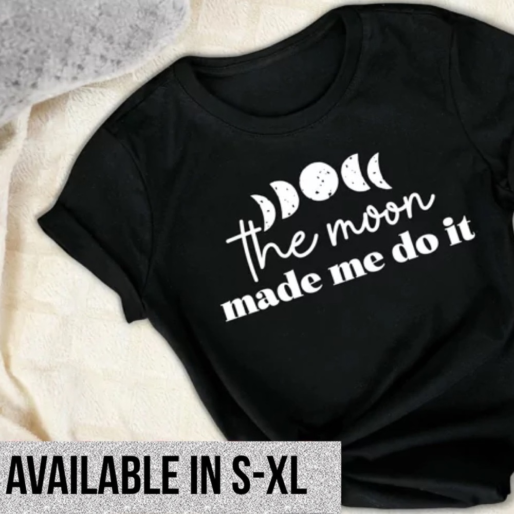 Bella Canvas shirt moon